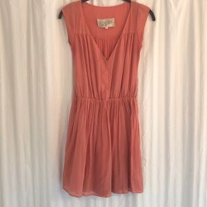 Rory Beca salmon colored dress size S